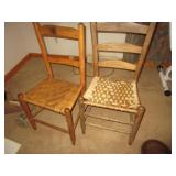 2 WOODEN CHAIRS