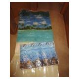 SHOWER CURTAIN & BATHROOM RUG