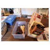 BOX OF KNIVES & JERKY MAKING STUFF