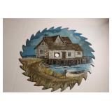 PAINTED SAW BLADE BY DONNA KEEN