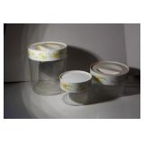 VINTAGE PYREX CANISTER SET