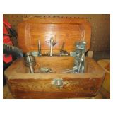 WOOD BOX WITH CHUCKS