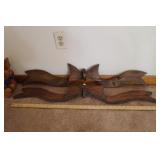 PAIR OF HANDMADE WOODEN BOWS