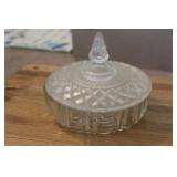 GLASS CANDY DISH