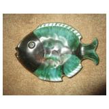 GLSS FISH ASHTRAY