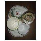 BOWLS, POTS, SEASHELLS, PLATE, & MORE