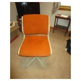 ORANGE ROLLING CHAIR