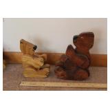 PAIR OF HANDMADE BEARS