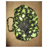 FROG PATTERN DUFFLE BAG