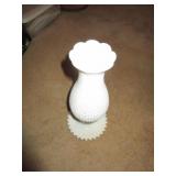 MILK GLASS OIL LAMP