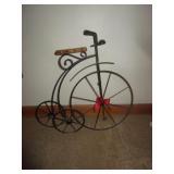 METAL TRICYCLE HOME DECOR
