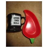 COFFEE MUG WITH PEPPER BOWL