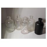 5 PYREX BOTTLES