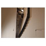 HAND SAW & VINTAGE HAY KNIFE