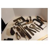 VINTAGE TOOLS & BRASS PLUMB BOB
