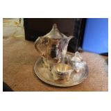 INTERNATIONAL SILVER CO TEAPOT, CREAM, & SUGAR