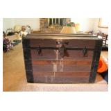 STEAMER TRUNK 30 X 20 X 18 INCHES