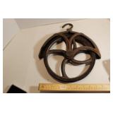 CAST IRON BARN PULLEY WHEEL