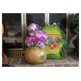 FROG BOWL & GOURD FLOWER POT