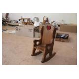 HANDMADE WOODEN HEART ROCKER