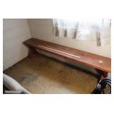PRIMITIVE BENCH 72 X 11 X 17 INCHES