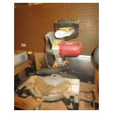 CHOP SAW CHICAGO ELECTRIC ON WORK MATE - RUNS