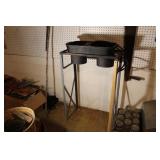 2 BURNER GAS STOVE WITH CAST IRON PAN