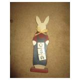 WOODEN USA EASTER BUNNY