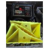 BATTERY CHARGER & WHEEL CHOCKS