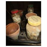 SEASHELLS & CLAY POTS