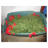 TOTE OF CHRISTMAS GREENERY
