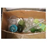 BOX OF VASES
