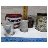 LITTLE CUPS OLD TIN & CROCK