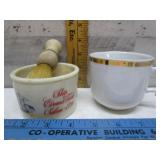MUSTACHE CUP + SHAVING BRUSH