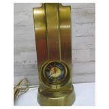 MID-CENTURY STROHLA LAMP CLOCK TOWER