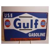 VINTAGE STYLE GULF GASOLINE SIGN