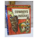 GOLDEN BOOK GIANT ï¿½ COWBOY AND INDIANS