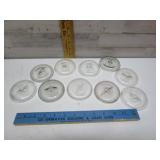 GLASS TOPS FOR JARS