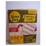 1966 DURO DAN LETTERING GUIDE
