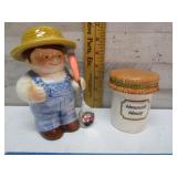 SUGAR BOWL & HONEY POT