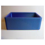 NICE PURPLE 3D WOVEN BASKET / STORAGE BOX