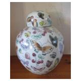 BUTTERFLY GINGER JAR