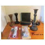 PRIMITIVE CANDLE STICKS & MORE