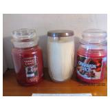 3 NEW YANKEE CANDLES