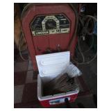 LINCOLN AC 180 AMP WELDER & WELDING RODS