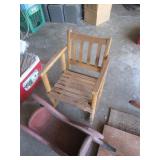 BABY ROCKER AND SLEIGH DECOR