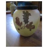 HAND PAINTED AUTUMN VASE