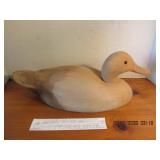 WOODEN DUCK ï¿½ HAND CARVED