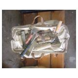 MASONRY TOOLS AND BAG