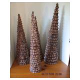 PINECONE DECOR TREES